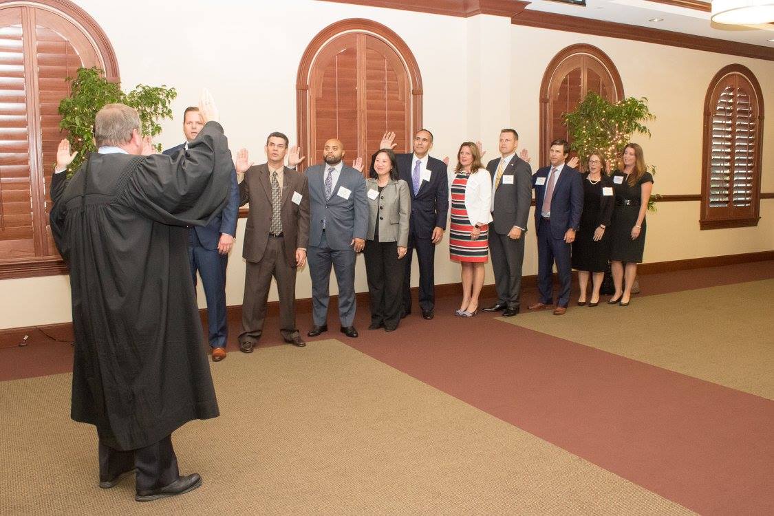 Matt Hall Swearing In HCBA BOD Matt Hall Swearing In HCBA BOD