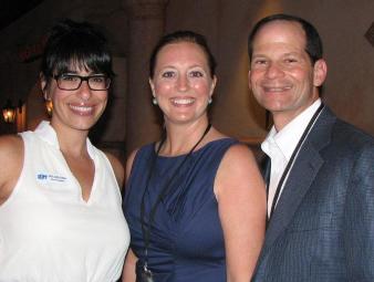 	Left to Right: Attorney and GIFF Board Member, Rachel Feinman, film producer Elizabeth James, and attorney Robert Shimberg.