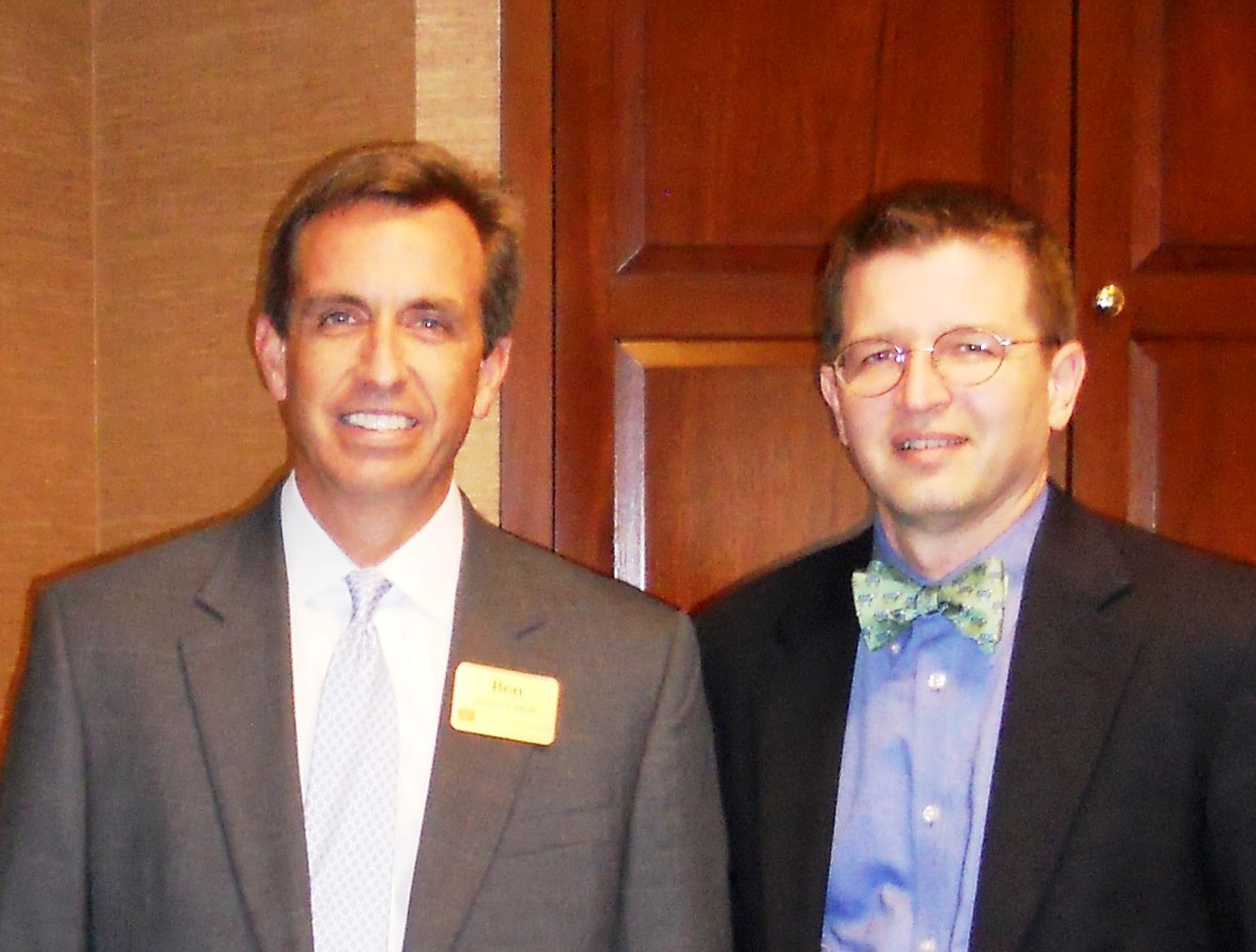 HWH Shareholder Ben Hill IV with Stetson College of Law Interim Dean Gardner.