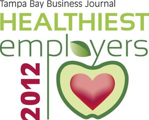 Tampa Bay Business Journal’s Healthiest Employers of 2012 Logo